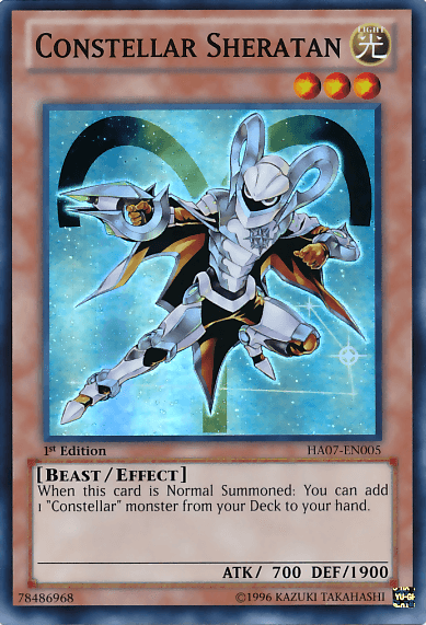 Constellar Sheratan [HA07-EN005] Super Rare (ONLINE ORDER ONLY)