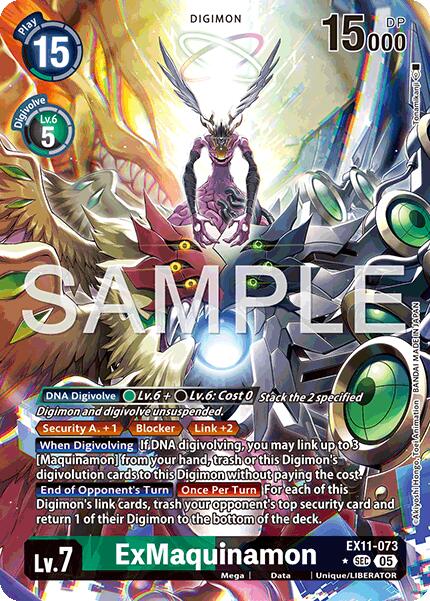ExMaquinamon [EX11-073] (Alternate Art) [Dawn of Liberator]