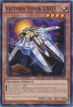 Victory Viper XX03 [BP03-EN021] Shatterfoil Rare (ONLINE ORDER ONLY)