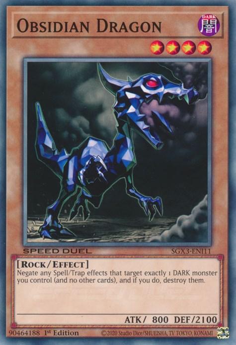 Obsidian Dragon [SGX3-ENI11] Common (ONLINE ORDER ONLY)