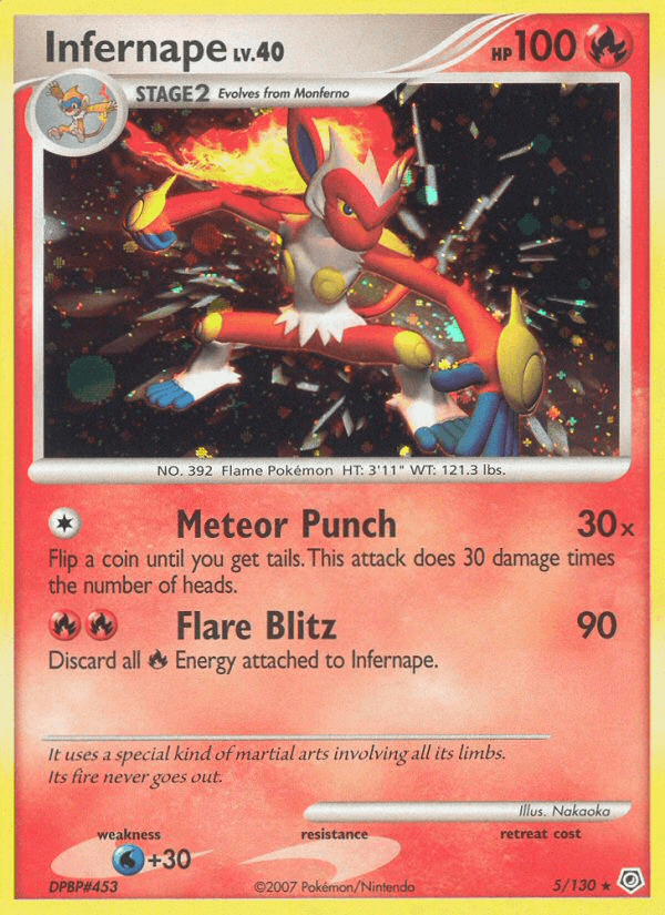 Infernape (5/130) [Diamond & Pearl: Base Set] (Online Only)