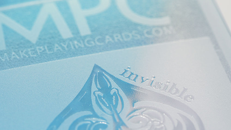 Invisible AQUA Playing Cards by MPC (ONLINE ORDER ONLY)