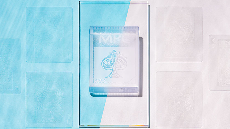 Invisible AQUA Playing Cards by MPC (ONLINE ORDER ONLY)