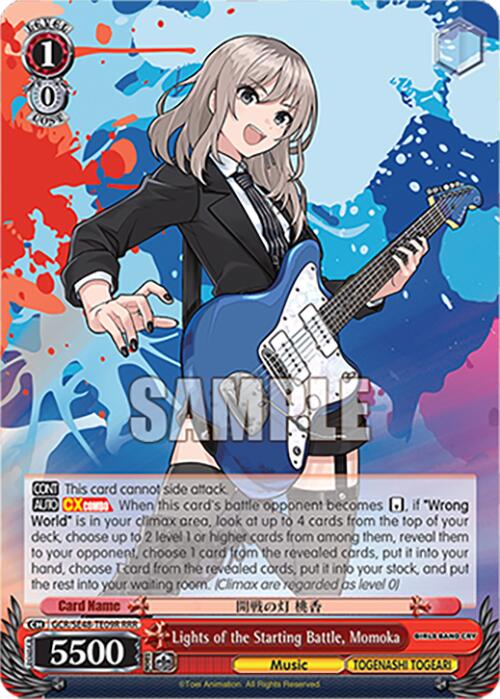Lights of the Starting Battle, Momoka (GCR/SE48-TE09R RRR) [Girls Band Cry Premium Booster]