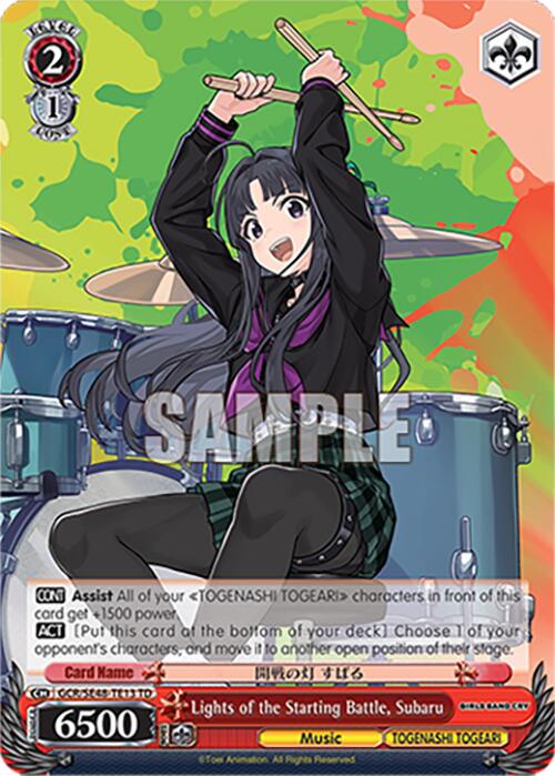 Lights of the Starting Battle, Subaru (GCR/SE48-TE13 TD) [Girls Band Cry Premium Booster]