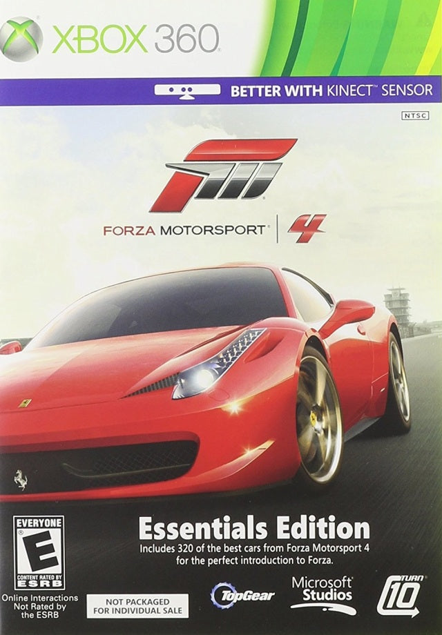 Forza Motorsport 4 Essentials Edition - Xbox 360 (ONLINE ORDER ONLY)
