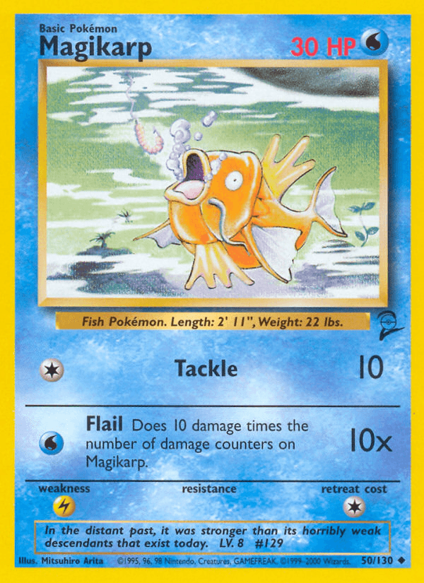 Magikarp (50/130) [Base Set 2] (Online Only)