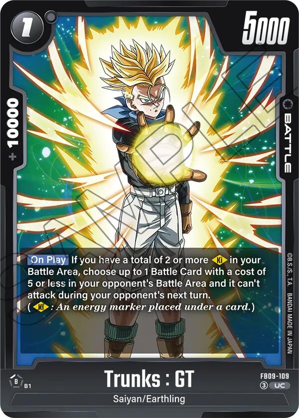 Trunks : GT (FB09-109) [Dual Evolution]