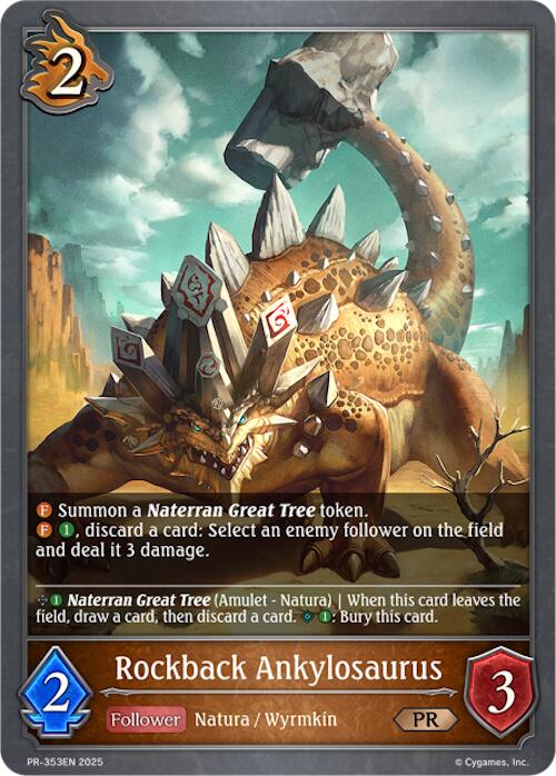 Rockback Ankylosaurus (PR-353EN) [Promotional Cards]