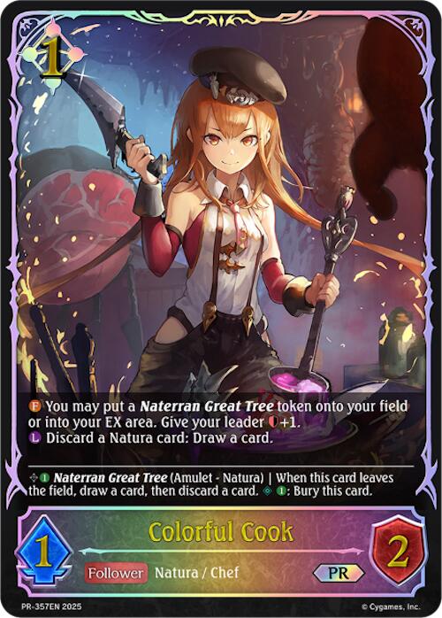Colorful Cook (PR-357) (PR-357EN) [Promotional Cards]