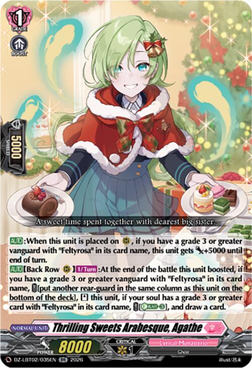 Thrilling Sweets Arabesque, Agathe (DZ-LBT02/035EN) [Lyrical Monasterio Season of Wonders]