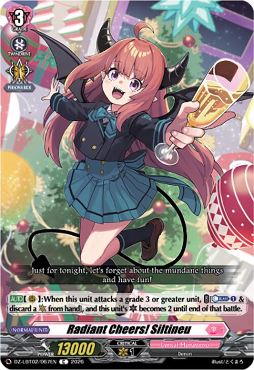 Radiant Cheers, Siltineu (DZ-LBT02/067EN) [Lyrical Monasterio Season of Wonders]