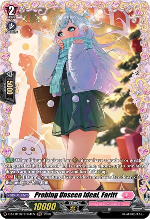 Probing Unseen Ideal, Faritt (DZ-LBT02/FR34EN) [Lyrical Monasterio Season of Wonders]