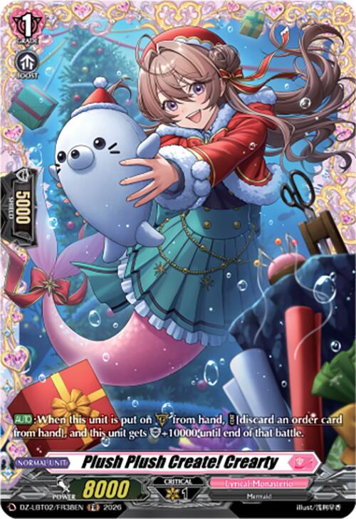 Plush Plush Create! Crearty (DZ-LBT02/FR38EN) [Lyrical Monasterio Season of Wonders]