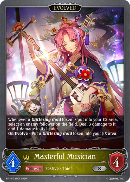 Masterful Musician (Evolved) (BP14-027EN) [Banquet of Dreams]