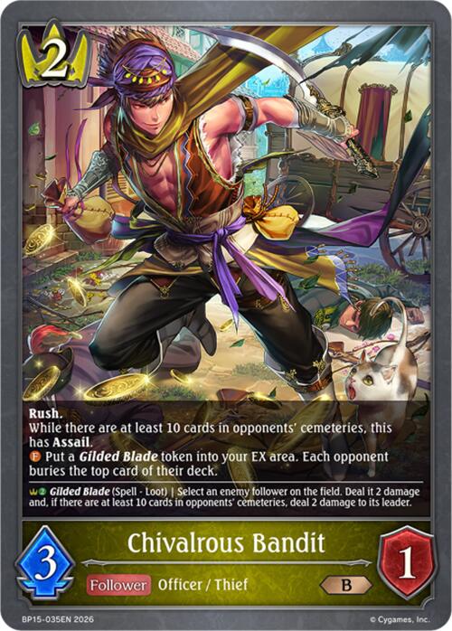 Chivalrous Bandit (BP15-035EN) [Trial of the Omens]