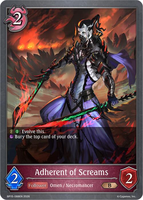 Adherent of Screams (BP15-088EN) [Trial of the Omens]