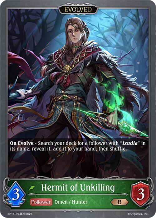 Hermit of Unkilling (Evolved) - P04 (Foil) (BP15-P04EN) [Trial of the Omens]
