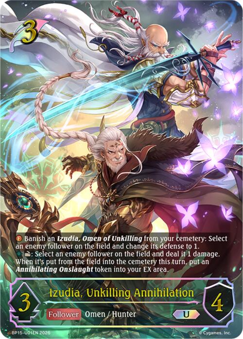 Izudia, Unkilling Annihilation (BP15-U01EN) [Trial of the Omens]
