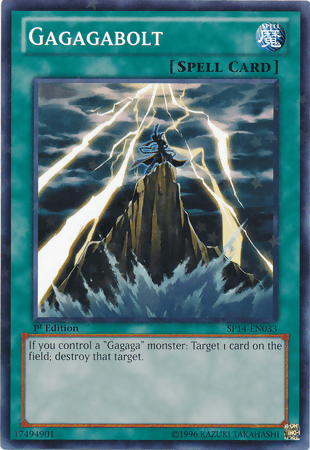Gagagabolt [SP14-EN033] Starfoil Rare (ONLINE ORDER ONLY)