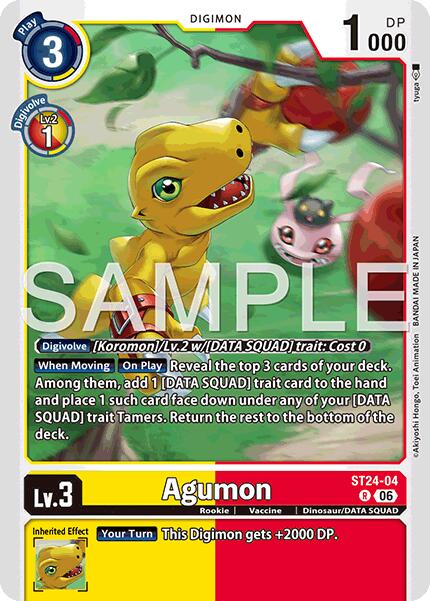 Agumon [ST24-04] [Starter Deck: Data Squad]