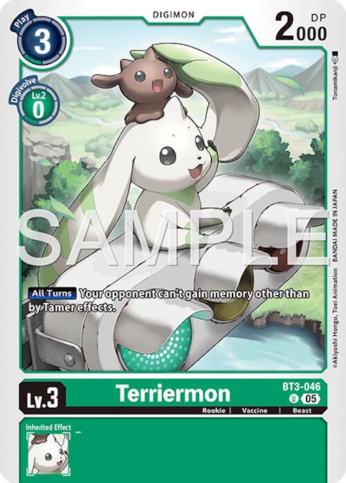 Terriermon [BT3-046] (Foil Reprint) [Advanced Booster Digimon Generation]