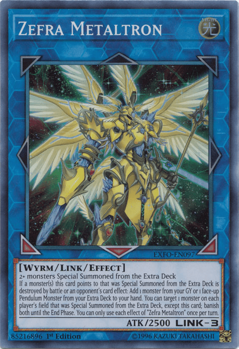 Zefra Metaltron [EXFO-EN097] Super Rare (ONLINE ORDER ONLY)