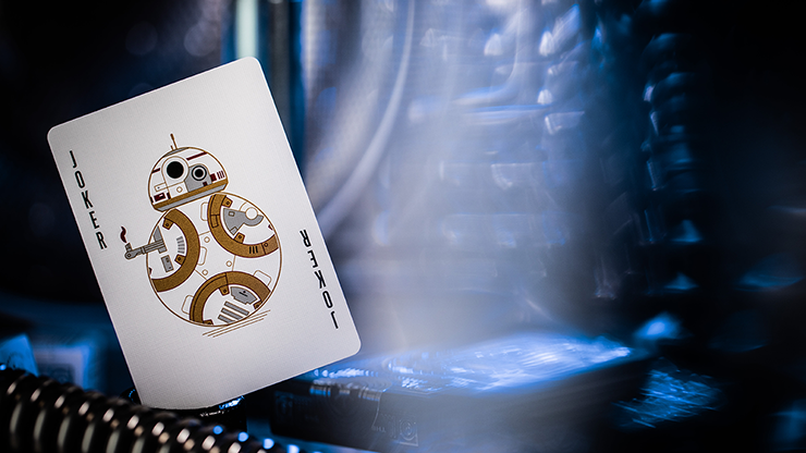 Star Wars Light Side Silver Edition Playing Cards (White) by theory11 (ONLINE ORDER ONLY)