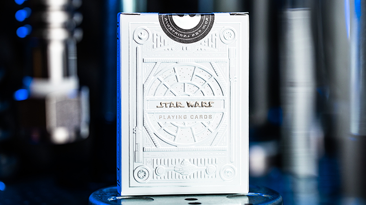 Star Wars Light Side Silver Edition Playing Cards (White) by theory11 (ONLINE ORDER ONLY)
