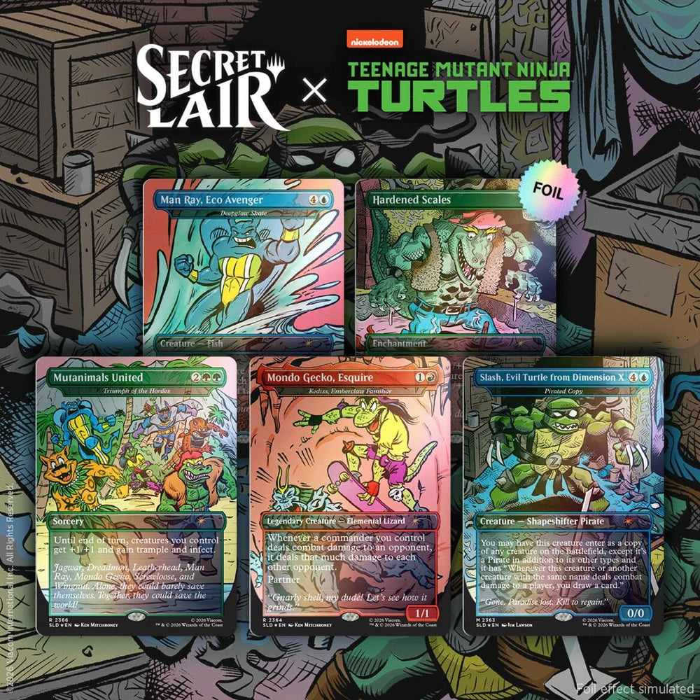 Secret Lair Drop: Secret Lair x Teenage Mutant Ninja Turtles: The Mighty Mutanimals - Traditional Foil Edition [SLD]