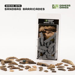 Gamers Grass Basing Bits: Sandbag Barricades (ONLINE ORDER ONLY)