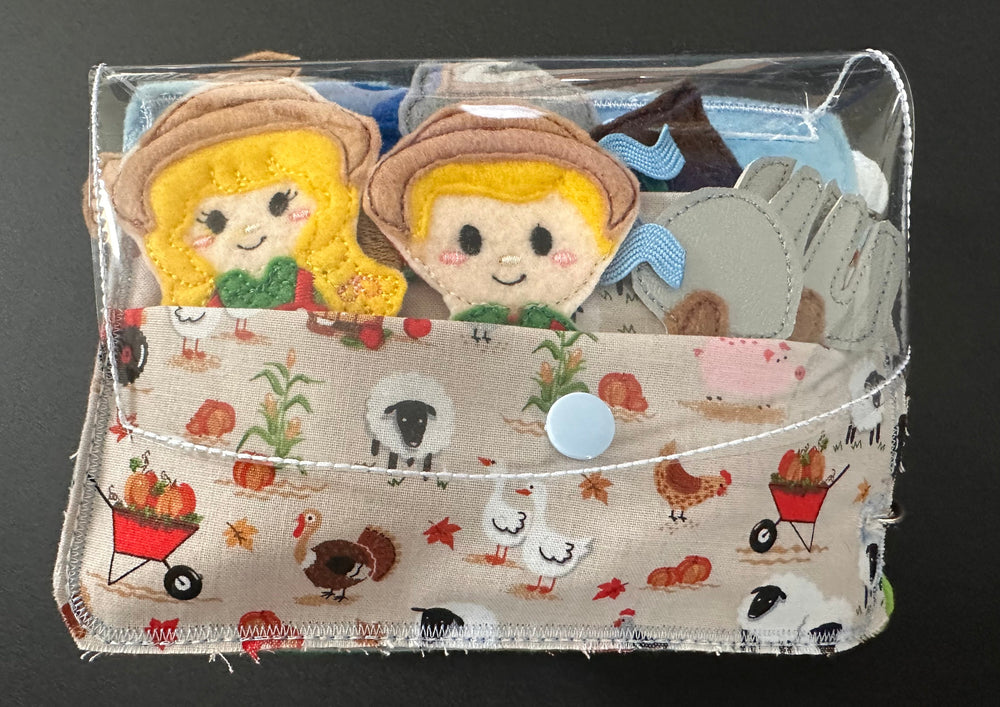 Interactive Farm Animal Quiet Book, Finger Puppet Activity Book for
Kids, Teacher Educational Tool (ONLINE ORDER ONLY)