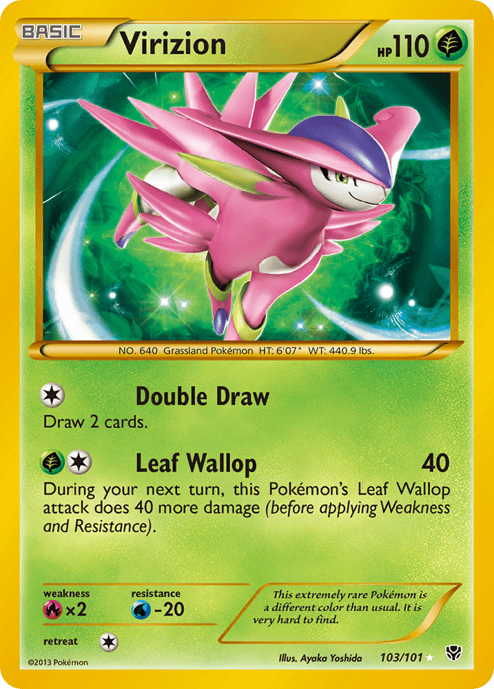 Virizion (103/101) [Black & White: Plasma Blast] (Online Only)