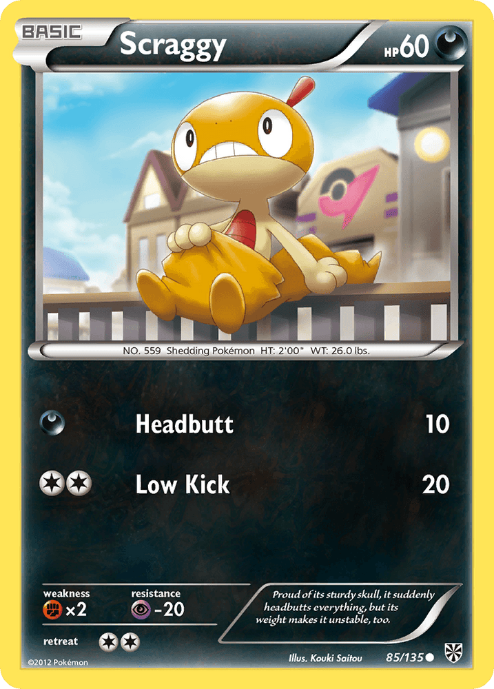 Scraggy (85/135) [Black & White: Plasma Storm] (Online Only)