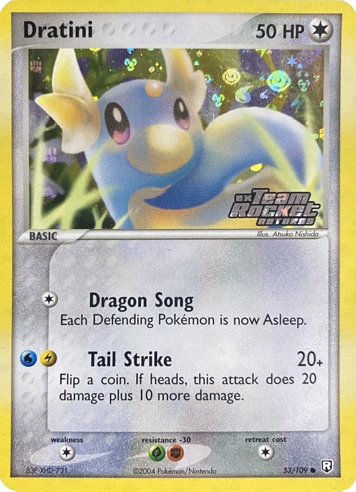 Dratini (53/109) (Stamped) [EX: Team Rocket Returns] (Online Only)