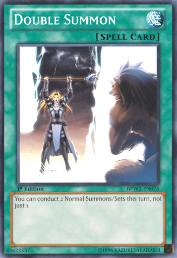 Double Summon [BPW2-EN075] Common (ONLINE ORDER ONLY)