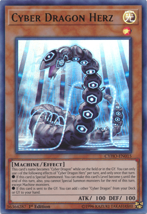 Cyber Dragon Herz [CYHO-EN015] Ultra Rare (ONLINE ORDER ONLY)