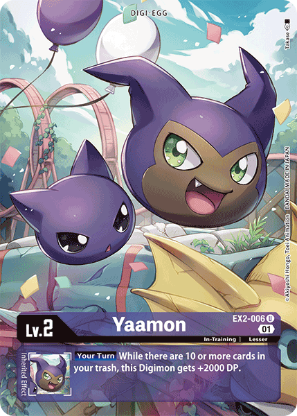 Yaamon [EX2-006] (Alternate Art) [Digital Hazard] (ONLINE ORDER ONLY)
