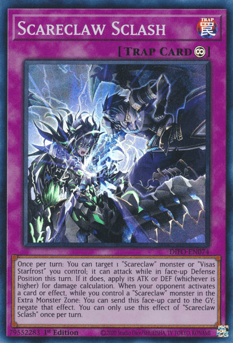Scareclaw Sclash [DIFO-EN074] Super Rare (ONLINE ORDER ONLY)