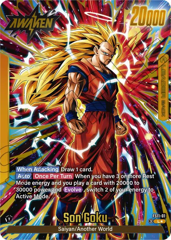 Son Goku (FS11-01) (Gold) [Starter Deck EX: The Phase of Evolution]