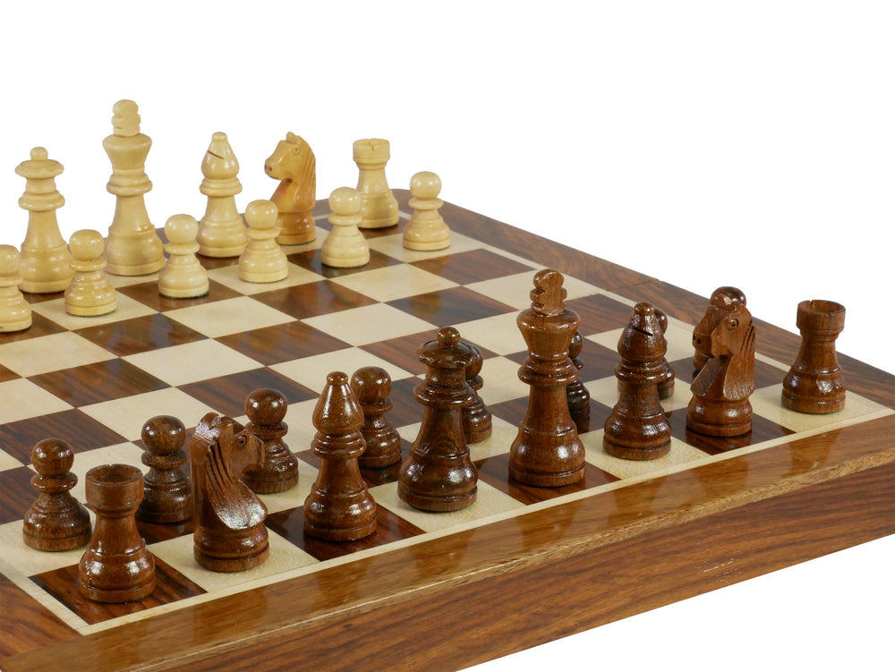 Chess Set - 12" Folding wood Magnetic Chess (ONLINE ORDER ONLY)