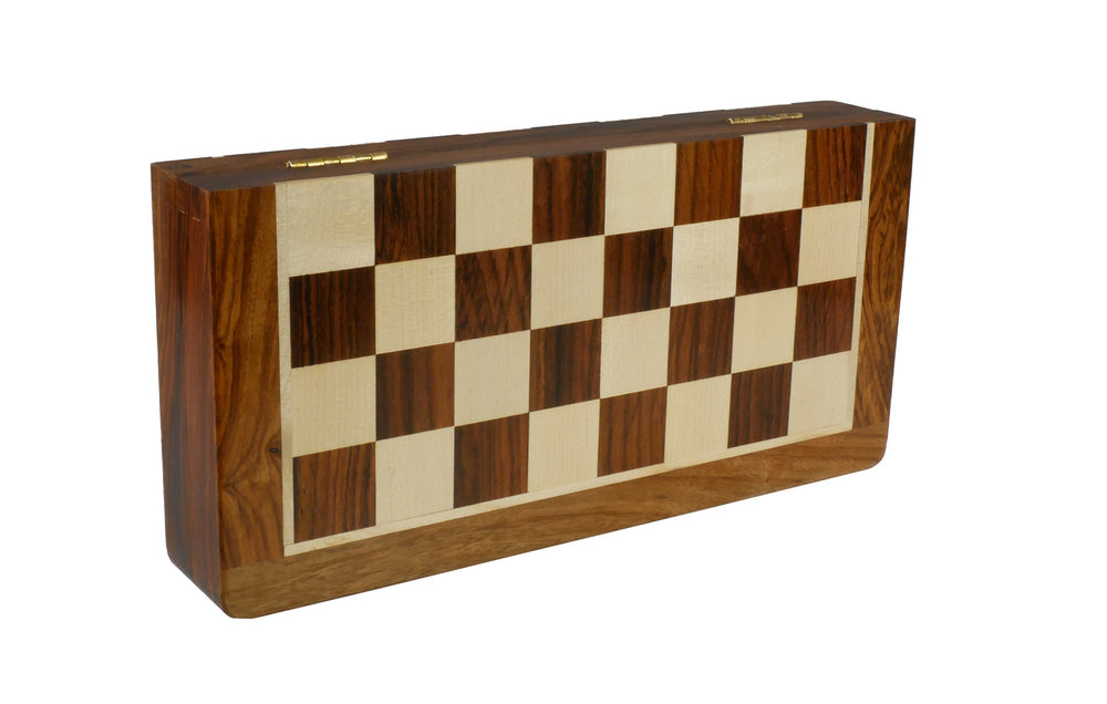 Chess Set - 12" Folding wood Magnetic Chess (ONLINE ORDER ONLY)