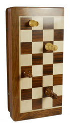 Chess Set - 12" Folding wood Magnetic Chess (ONLINE ORDER ONLY)