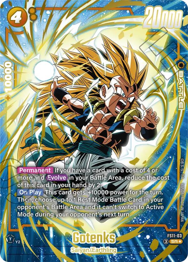 Gotenks (FS11-03) (Gold) [Starter Deck EX: The Phase of Evolution]