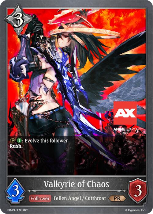 Valkyrie of Chaos (PR-245EN) (PR-245N) [Promotional Cards]