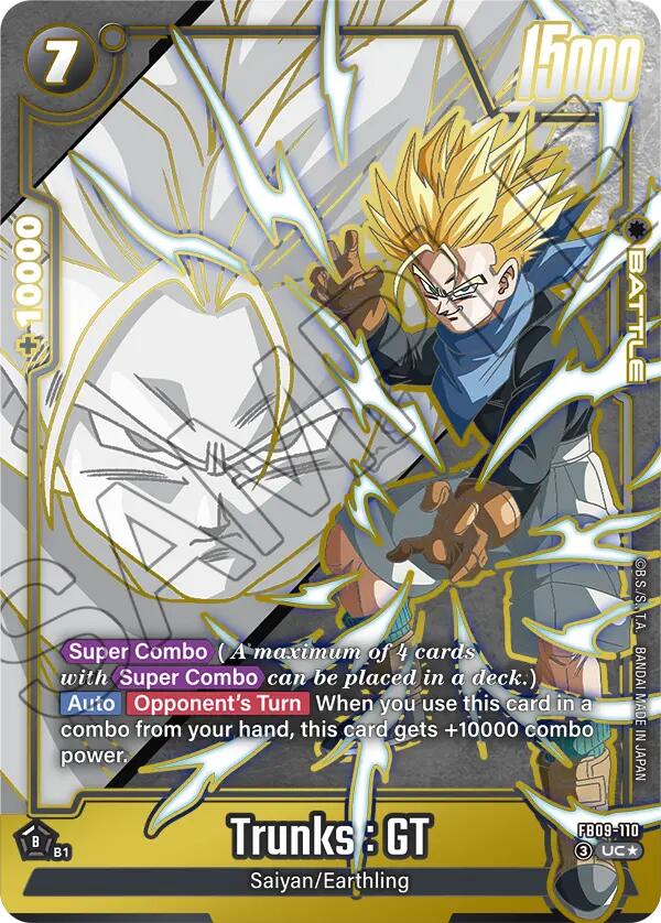 Trunks : GT (FB09-110) (Alternate Art) [Dual Evolution]