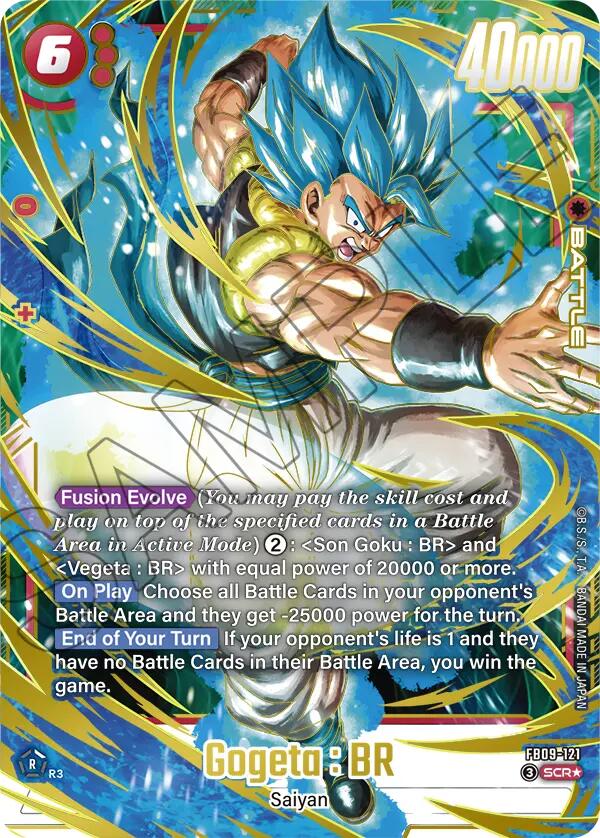 Gogeta : BR (FB09-121) (Alternate Art) [Dual Evolution]