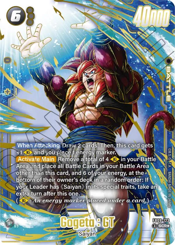 Gogeta : GT (FB09-123) (Alternate Art) [Dual Evolution]