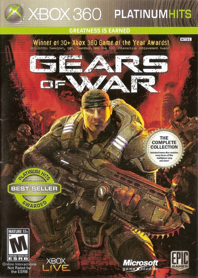 Gears of War Bundle Platinum Hits [Game + Strategy Guide] (Xbox 360) (ONLINE ORDER ONLY)