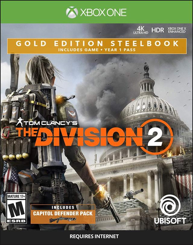 The Division 2 Gold Edition Steelbook (Xbox One) (Online Order Only)